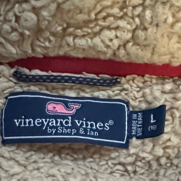 Vineyard Vines Cream and Navy Kids Jacket - Picture 5 of 6